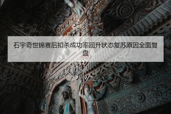 石宇奇世锦赛后扣杀成功率回升状态复苏原因全面复盘